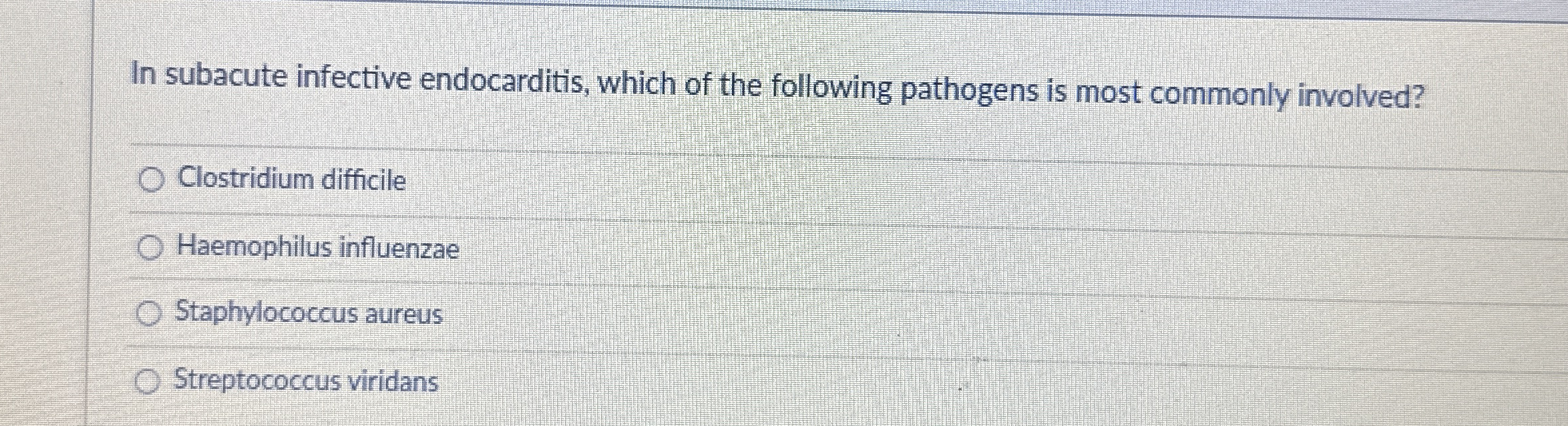 In subacute infective endocarditis, which of the