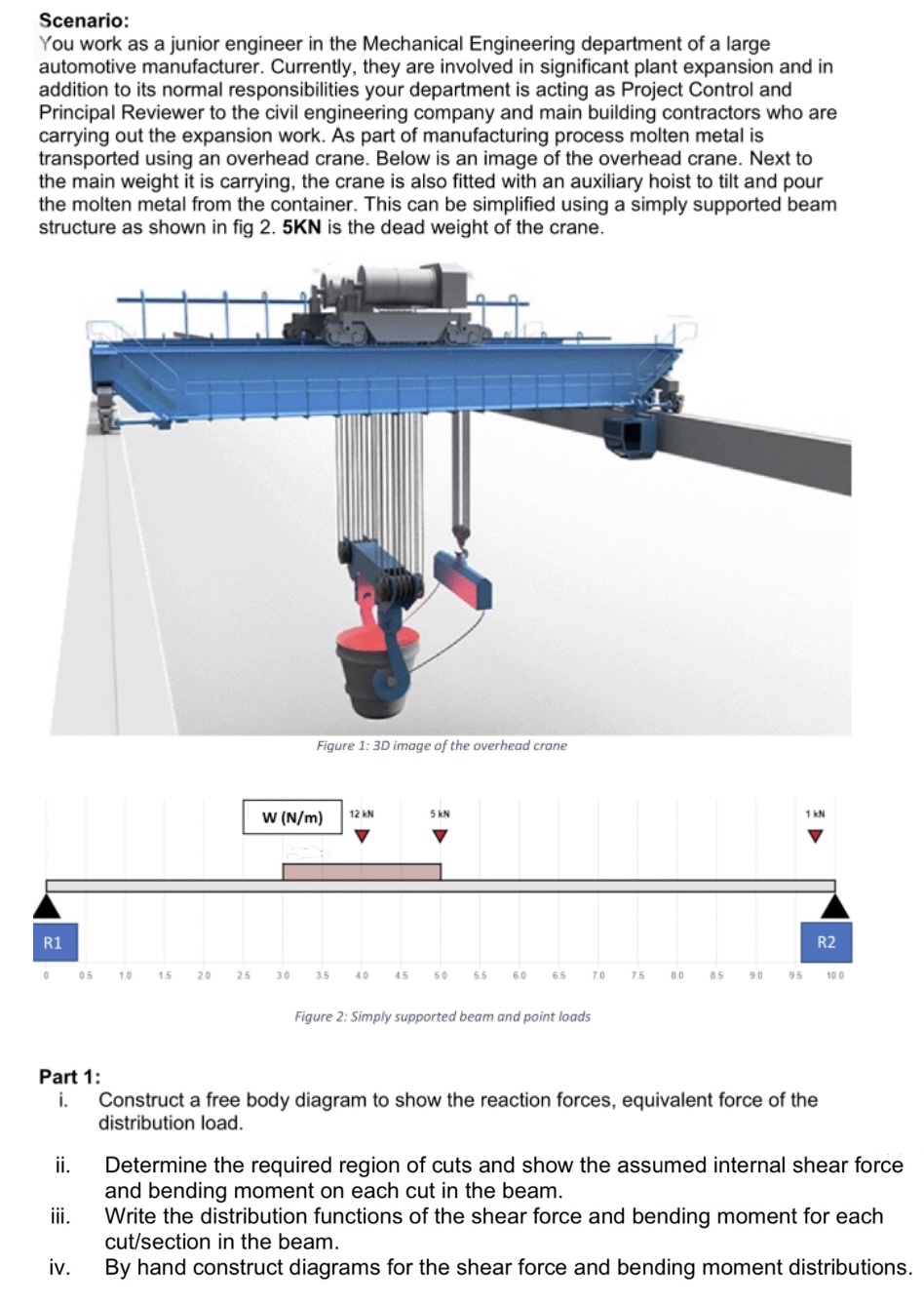 Scenario: You work as a junior engineer in the