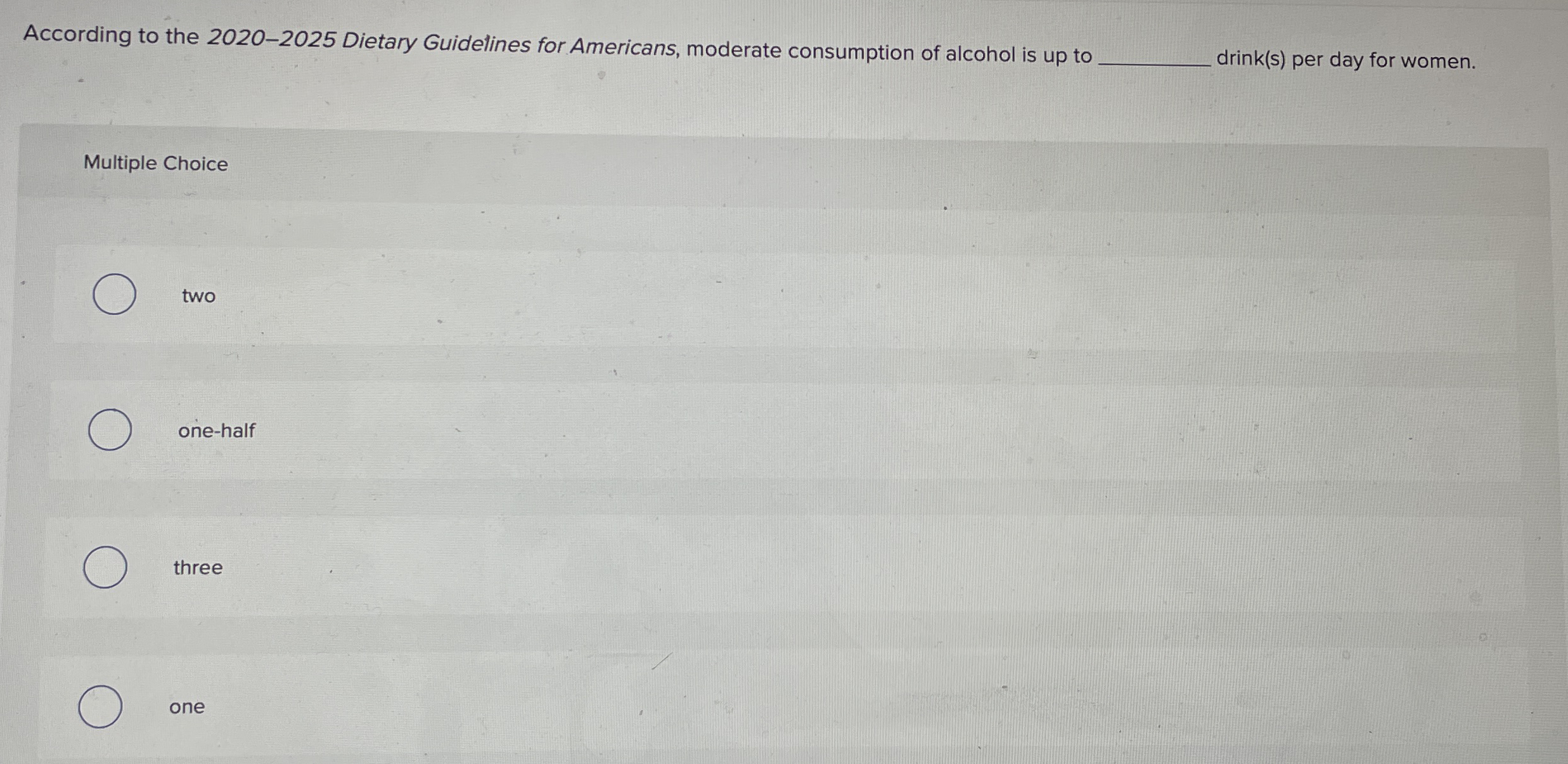 According to the 2 0 2 0 - 2 0 2 5 Dietary