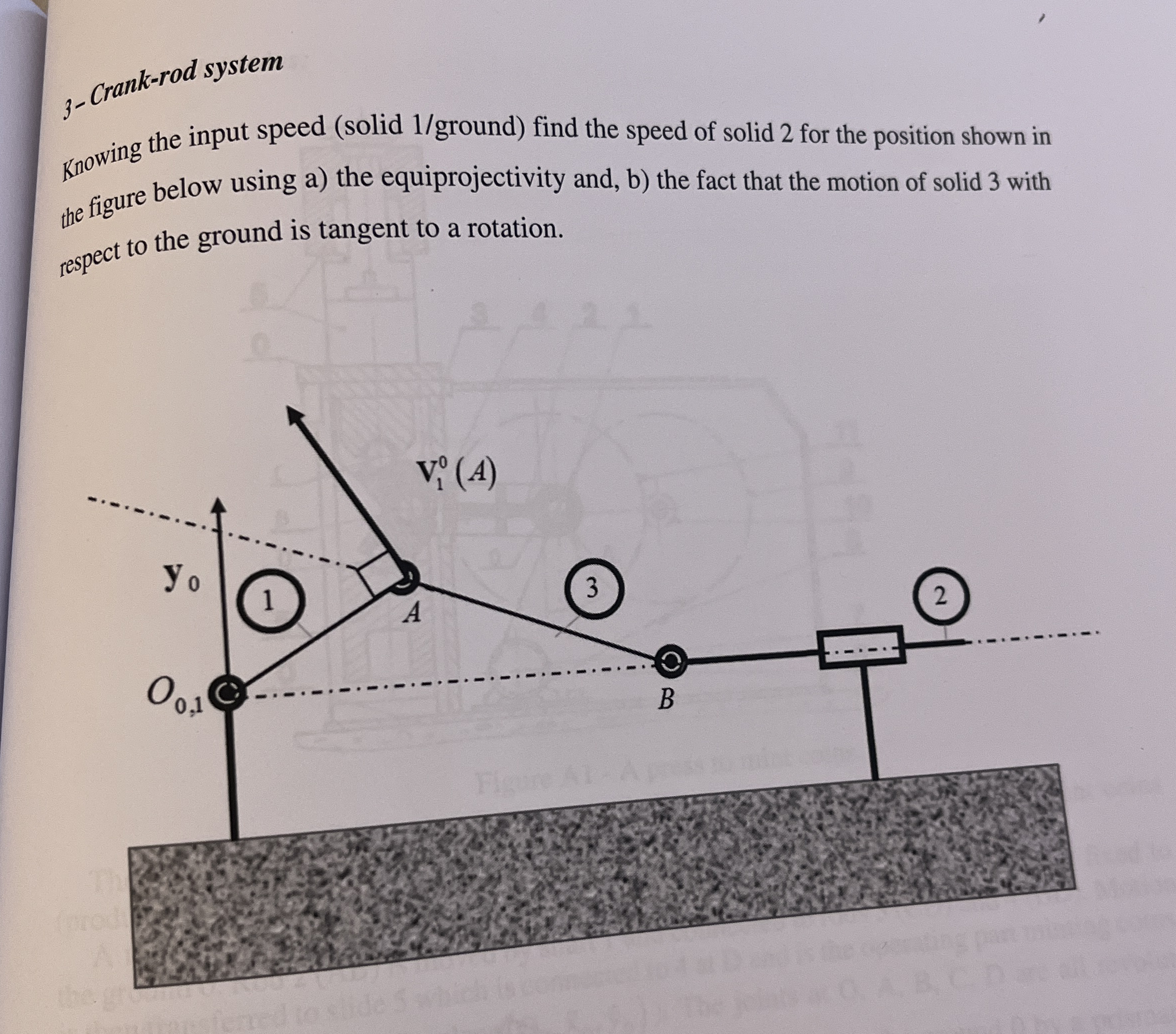 How to solve 3 - Crank - rod system Knowing the