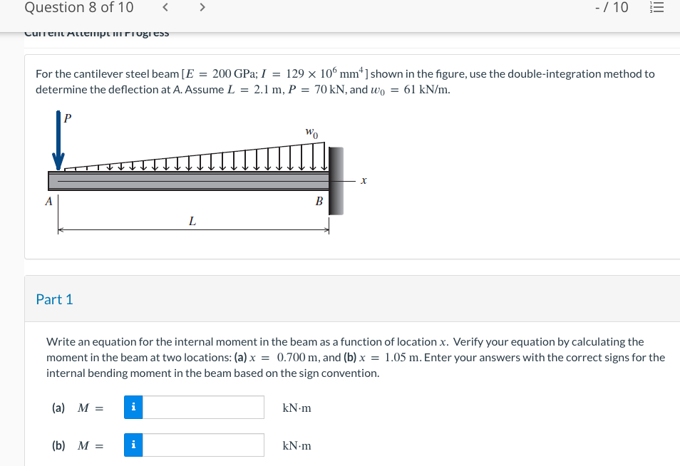 Question 8 of 1 0 2 . 5 1 0 Evaluate the
