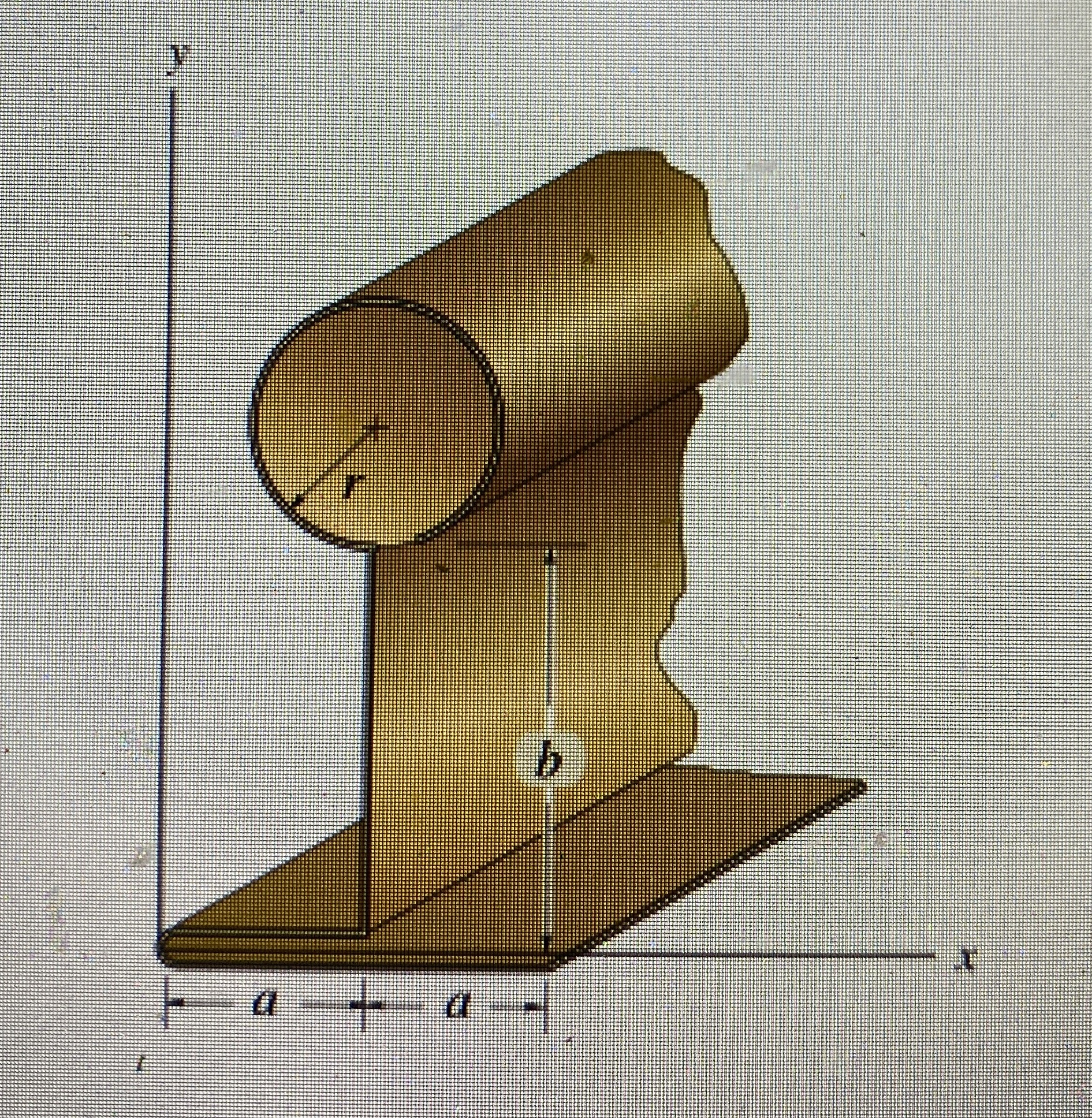 Consider the sheet metal cross section shown in (