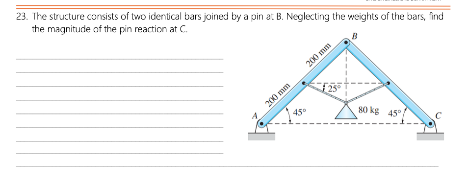 The structure consists of two identical bars