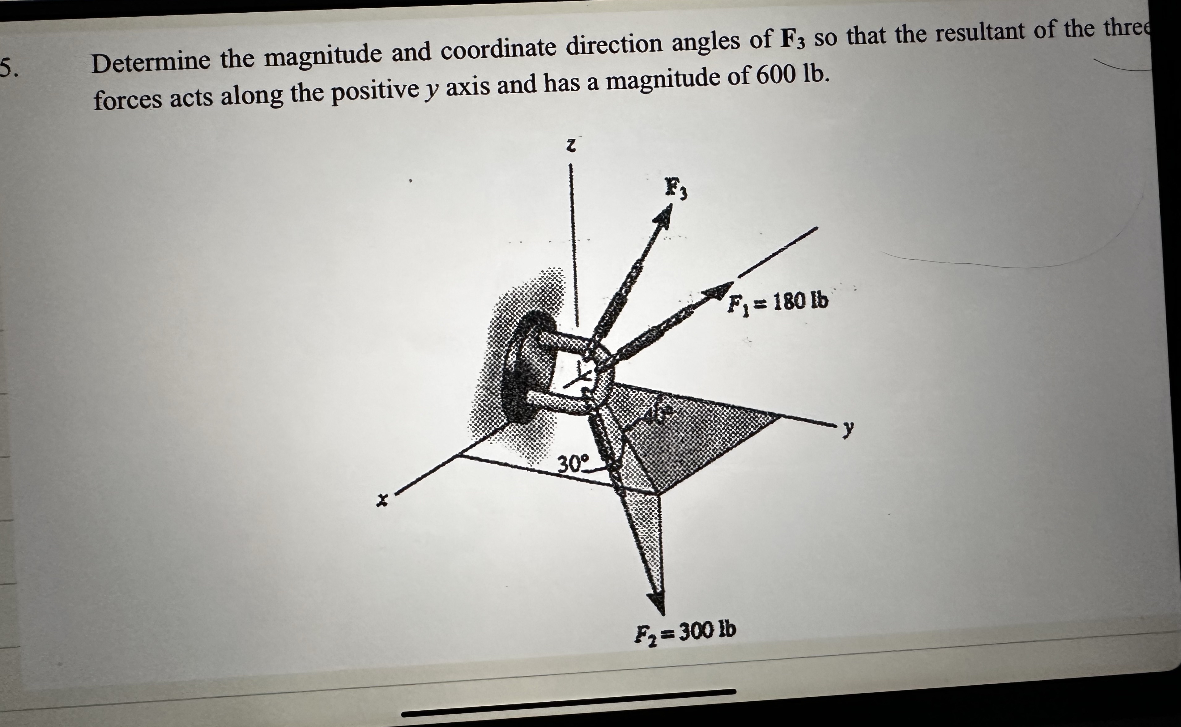 Determine the magnitude and coordinate direction