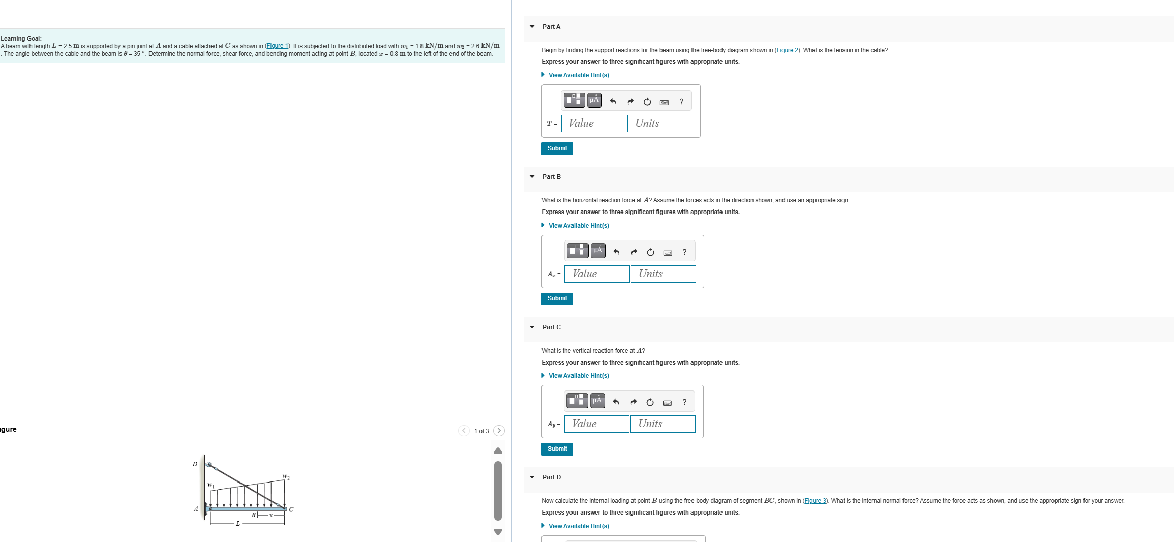Learning Goal: Express your answer to three