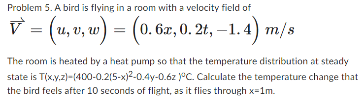 The room is heated by a heat pump so that the