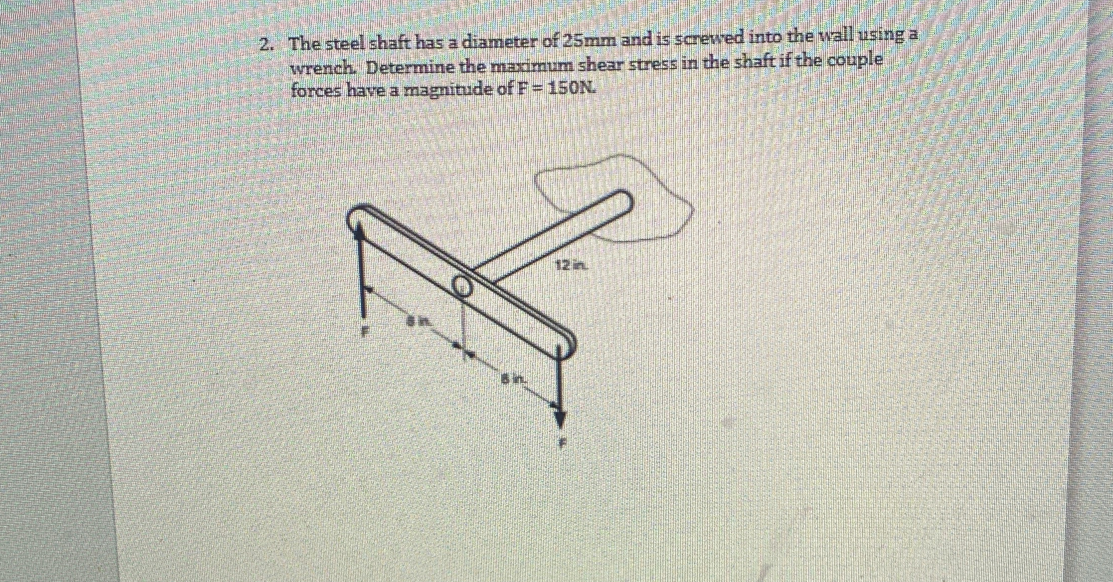 The steel shaft has a diameter of 2 5 mm and is
