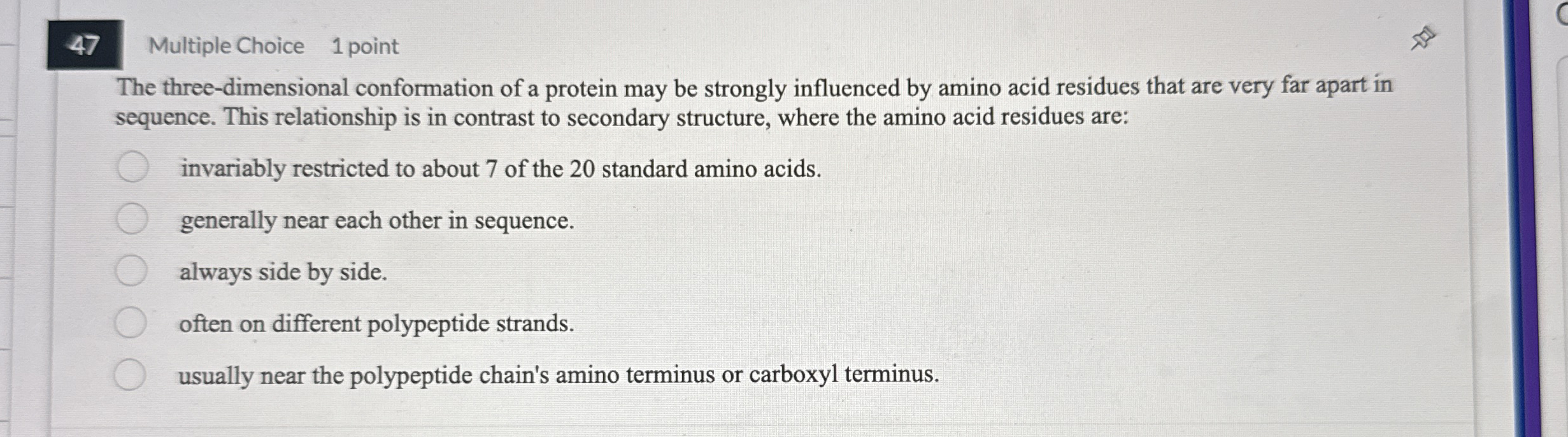 4 7 Multiple Choice 1 point The three -