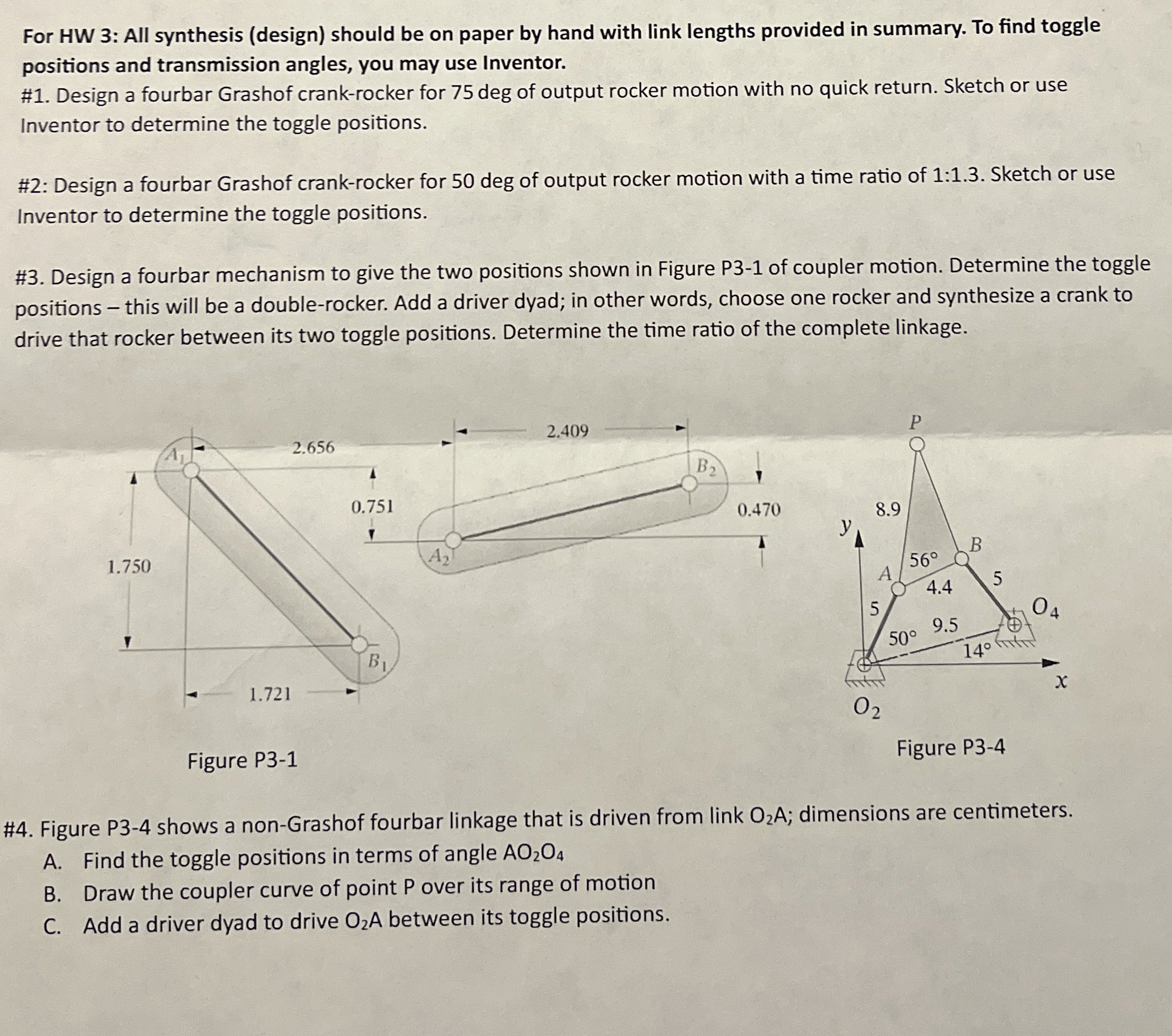 For HW 3 : All synthesis ( design ) should be on
