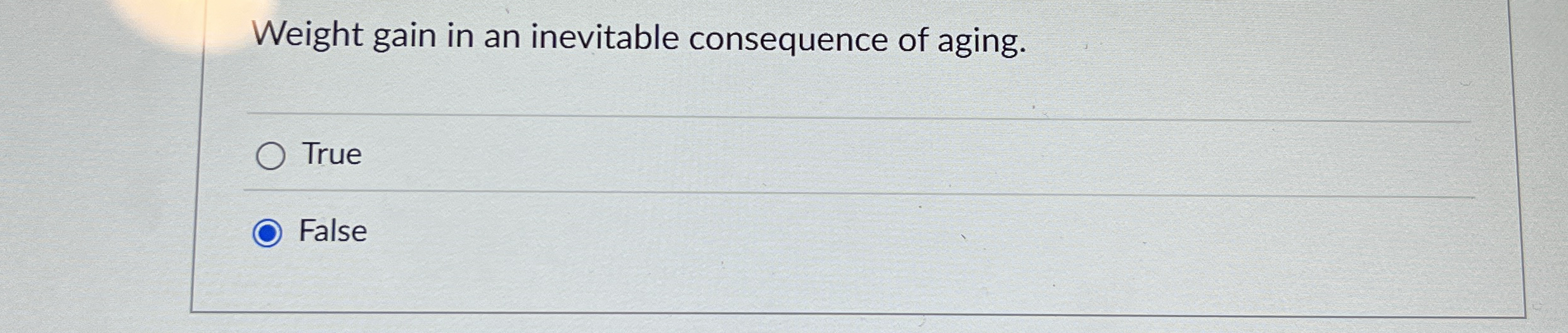 Weight gain in an inevitable consequence of