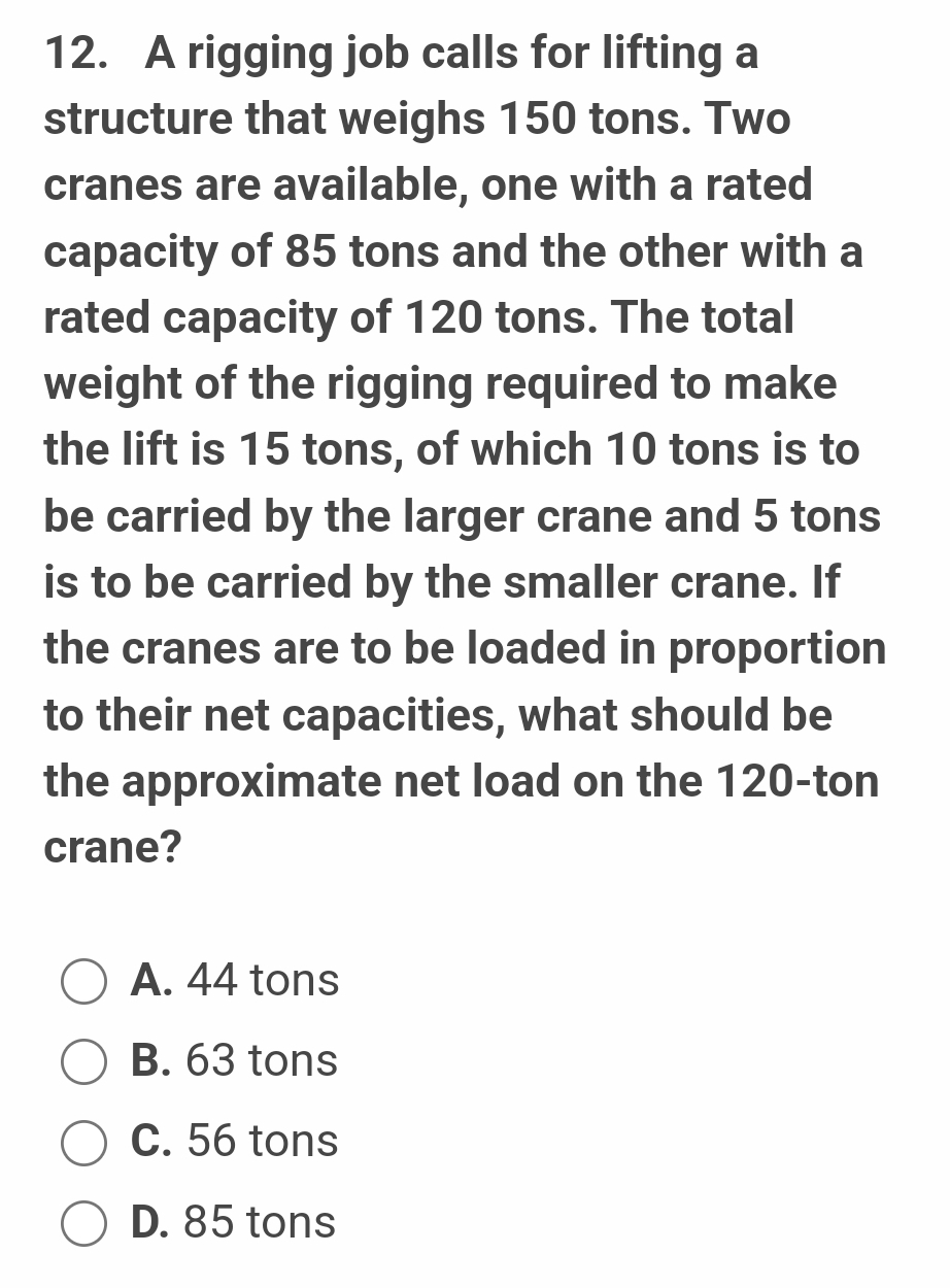 A rigging job calls for lifting a structure that