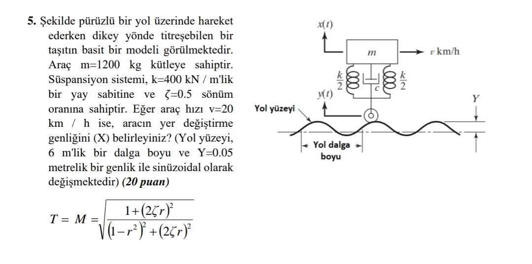 ekilde p r zl bir yol zerinde hareket ederken