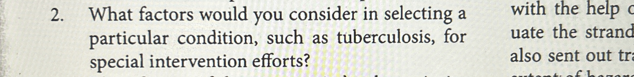 What factors would you consider in selecting a