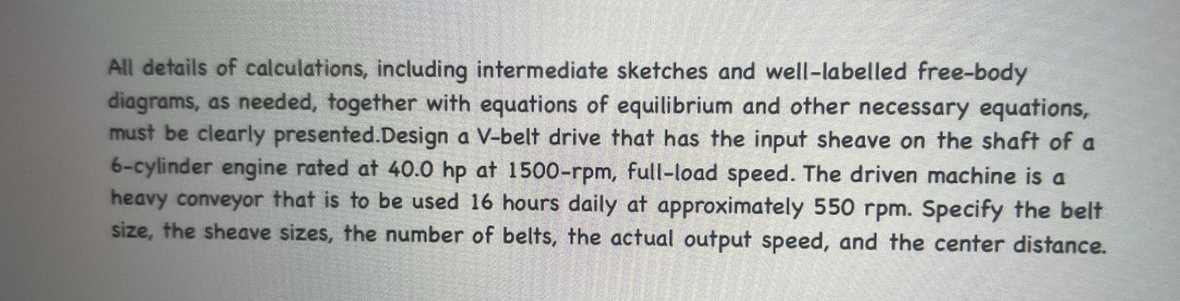 All details of calculations, including