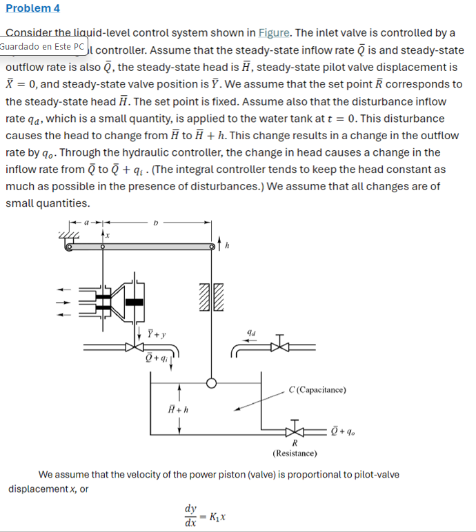Problem 4 where K 1 is a positive constant. We