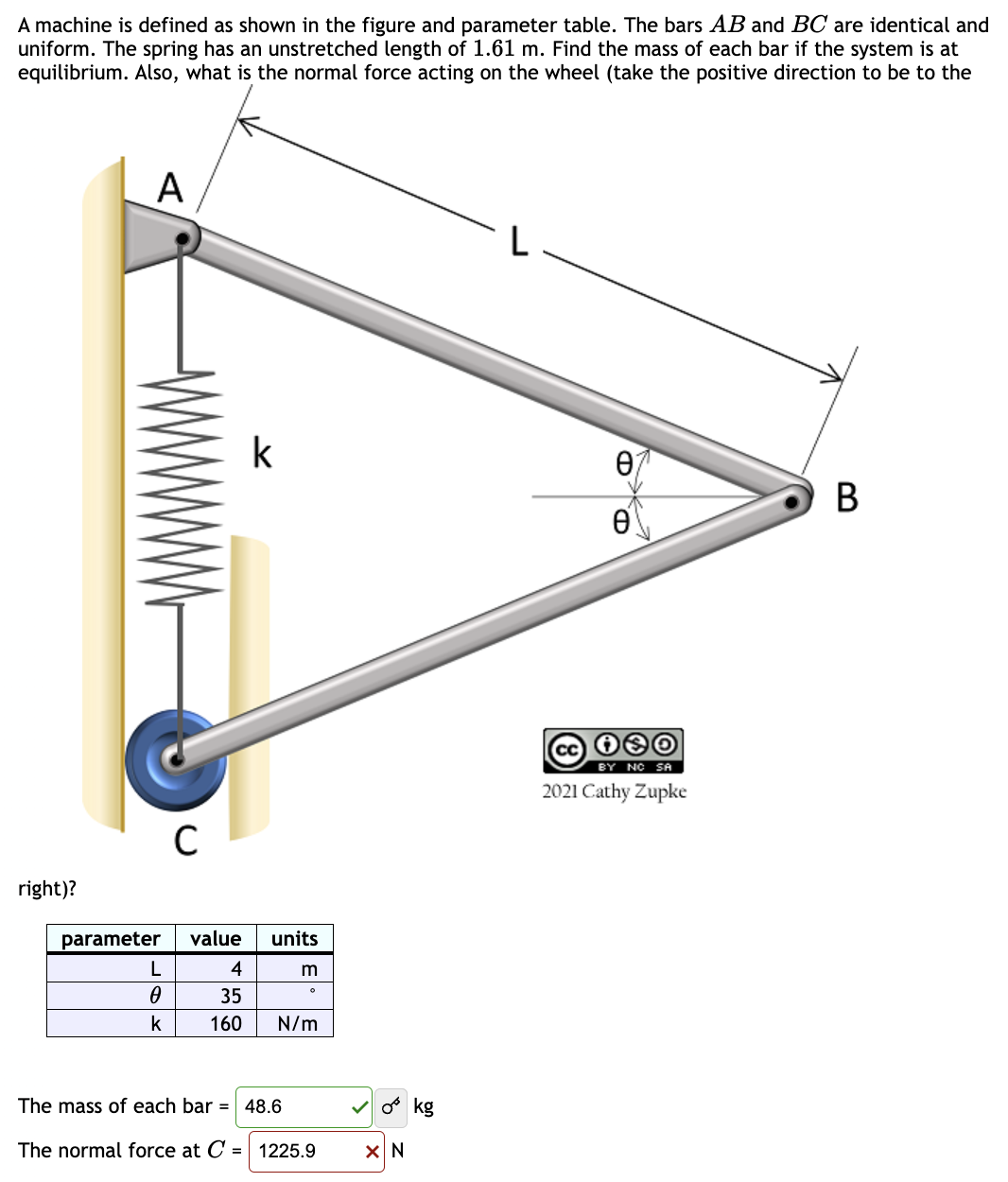 A machine is defined as shown in the figure and