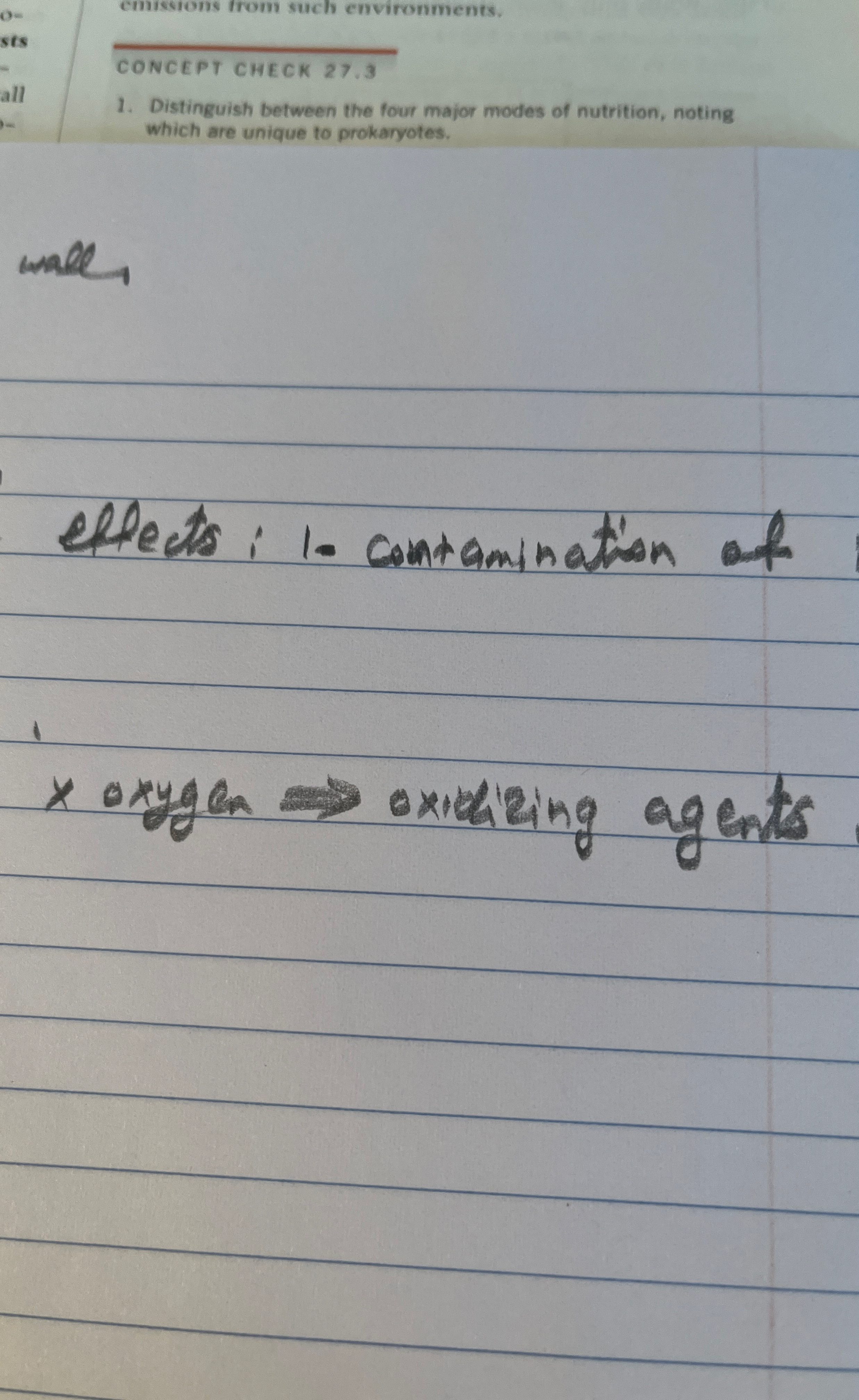 CONCEPT CHECK 2 7 . 3 Distinguish between the