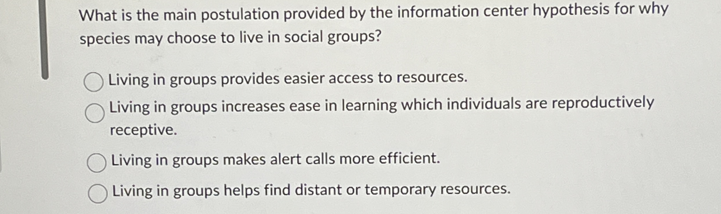 What is the main postulation provided by the