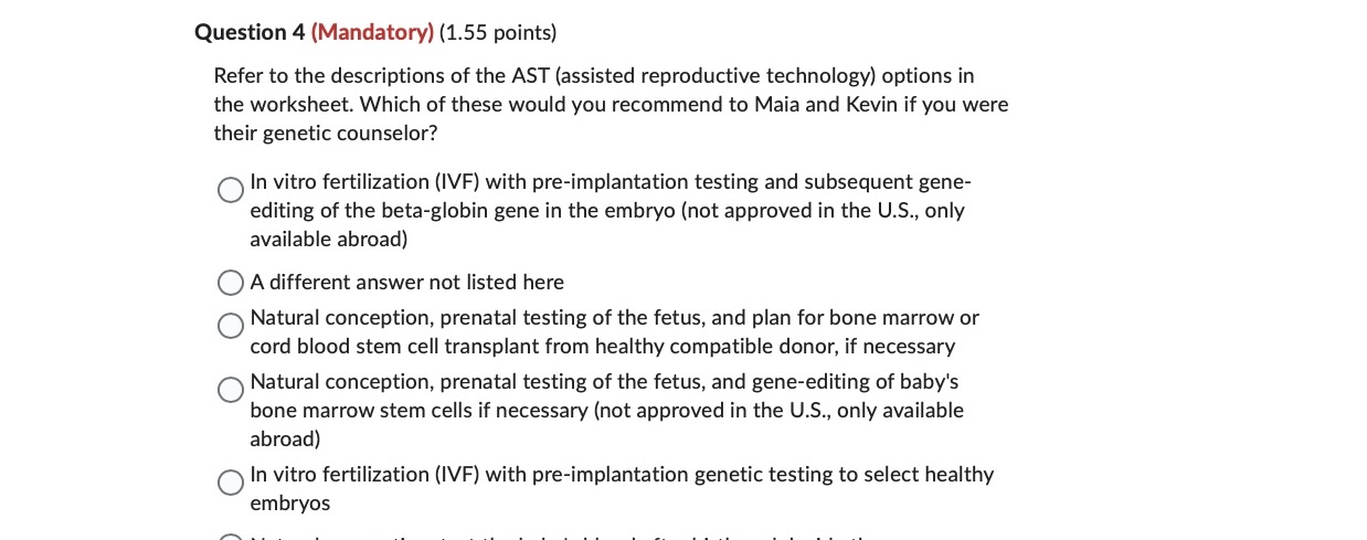 Question 4 ( Mandatory ) ( 1 . 5 5 points ) Refer