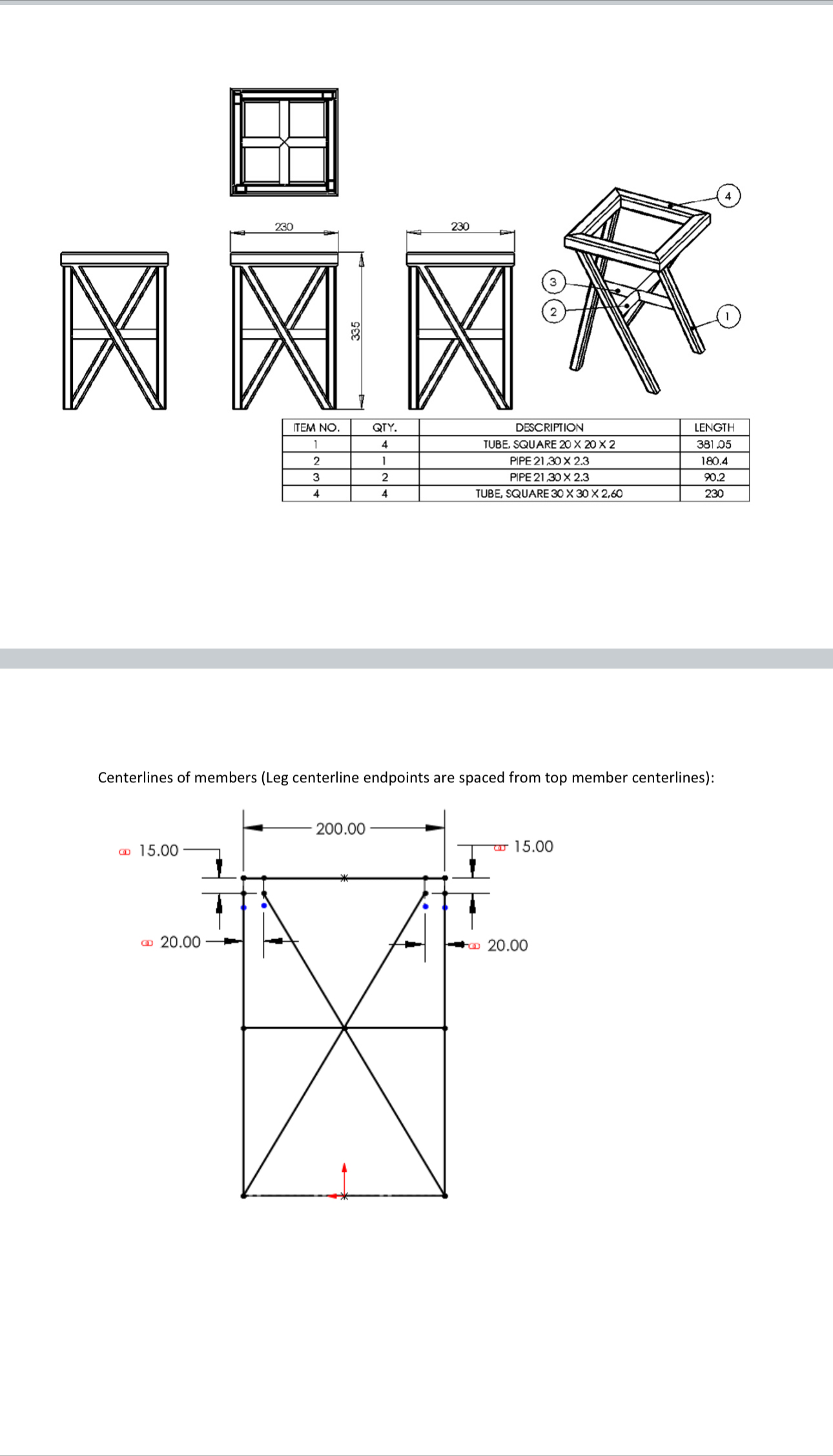 . Start the part with a 3 D sketch. 5 .