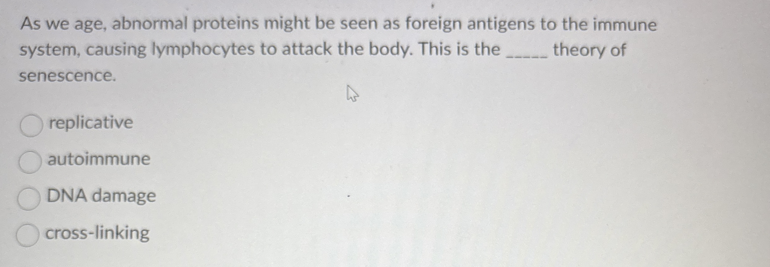 As we age, abnormal proteins might be seen as