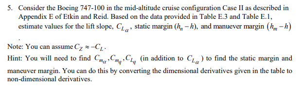 Consider the Boeing 7 4 7 - 1 0 0 in the mid -