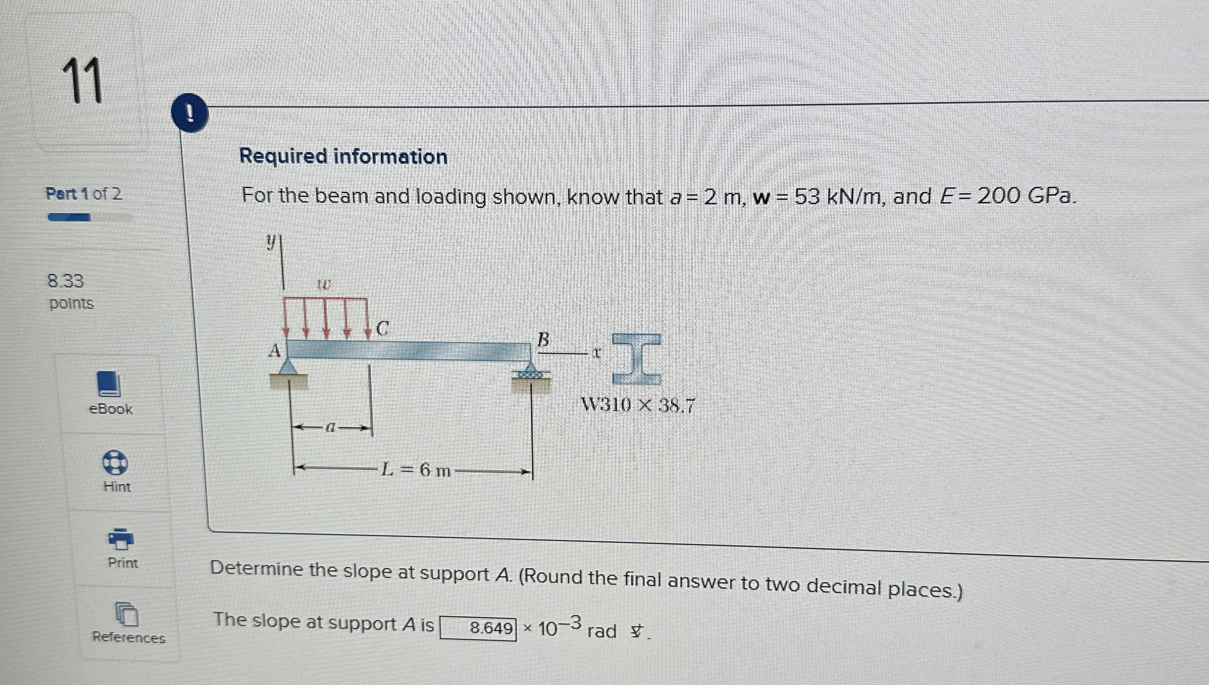1 1 ! Part 1 of 2 Required information For the