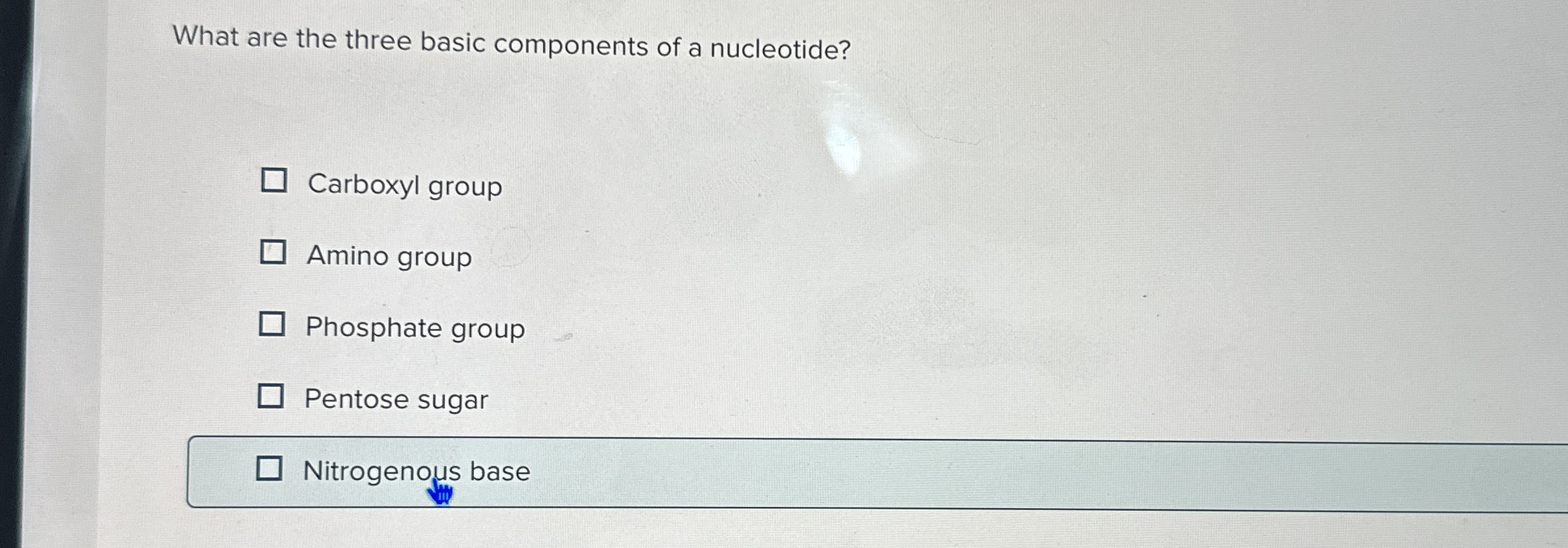 What are the three basic components of a