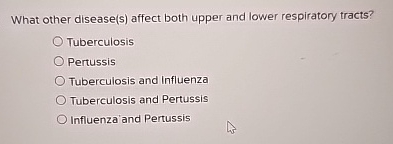 What other disease ( s ) affect both upper and
