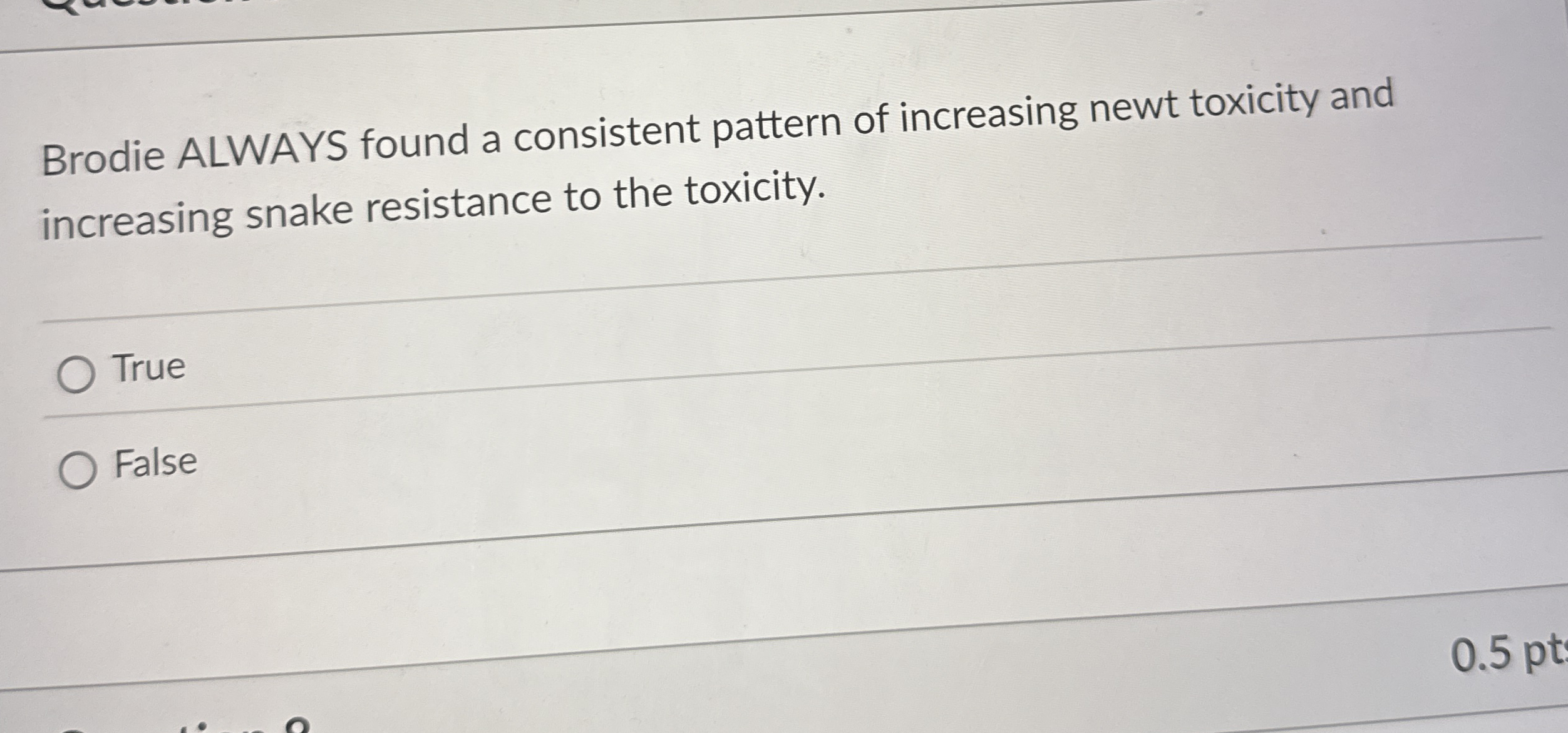 Brodie ALWAYS found a consistent pattern of