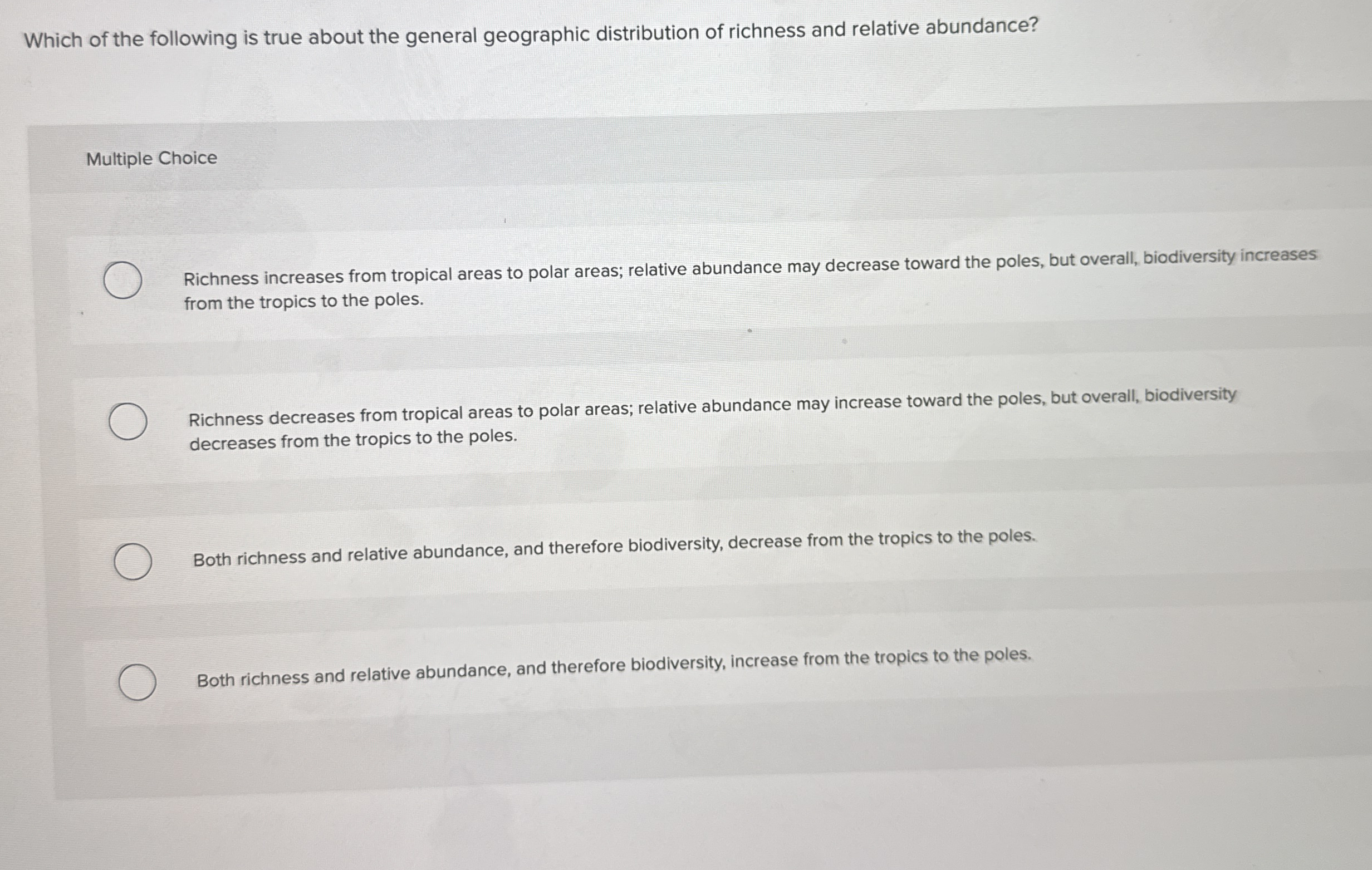 Which of the following is true about the general