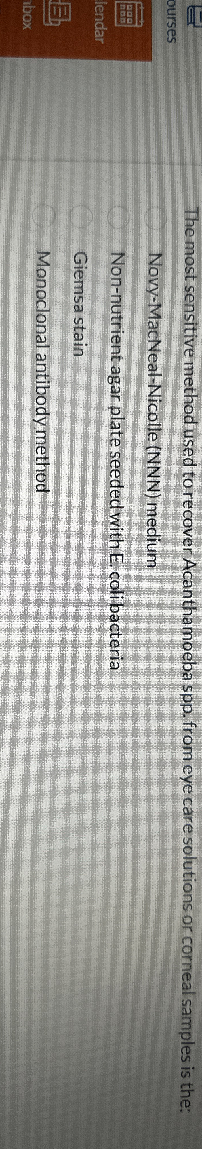 The most sensitive method used to recover