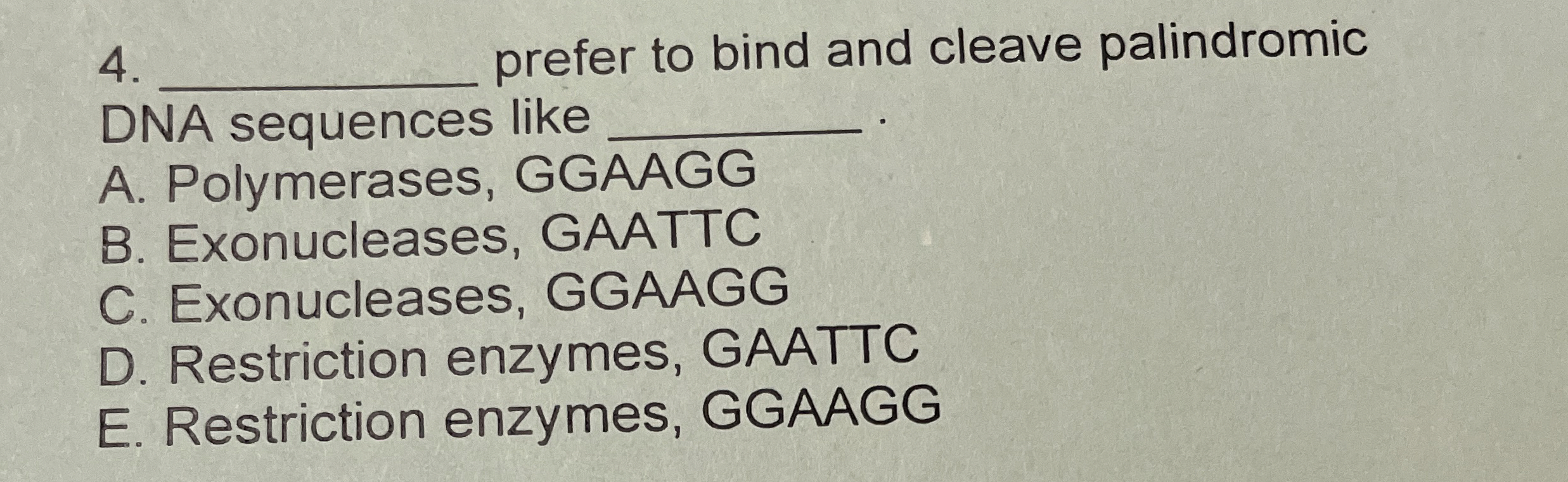 q , prefer to bind and cleave palindromic DNA