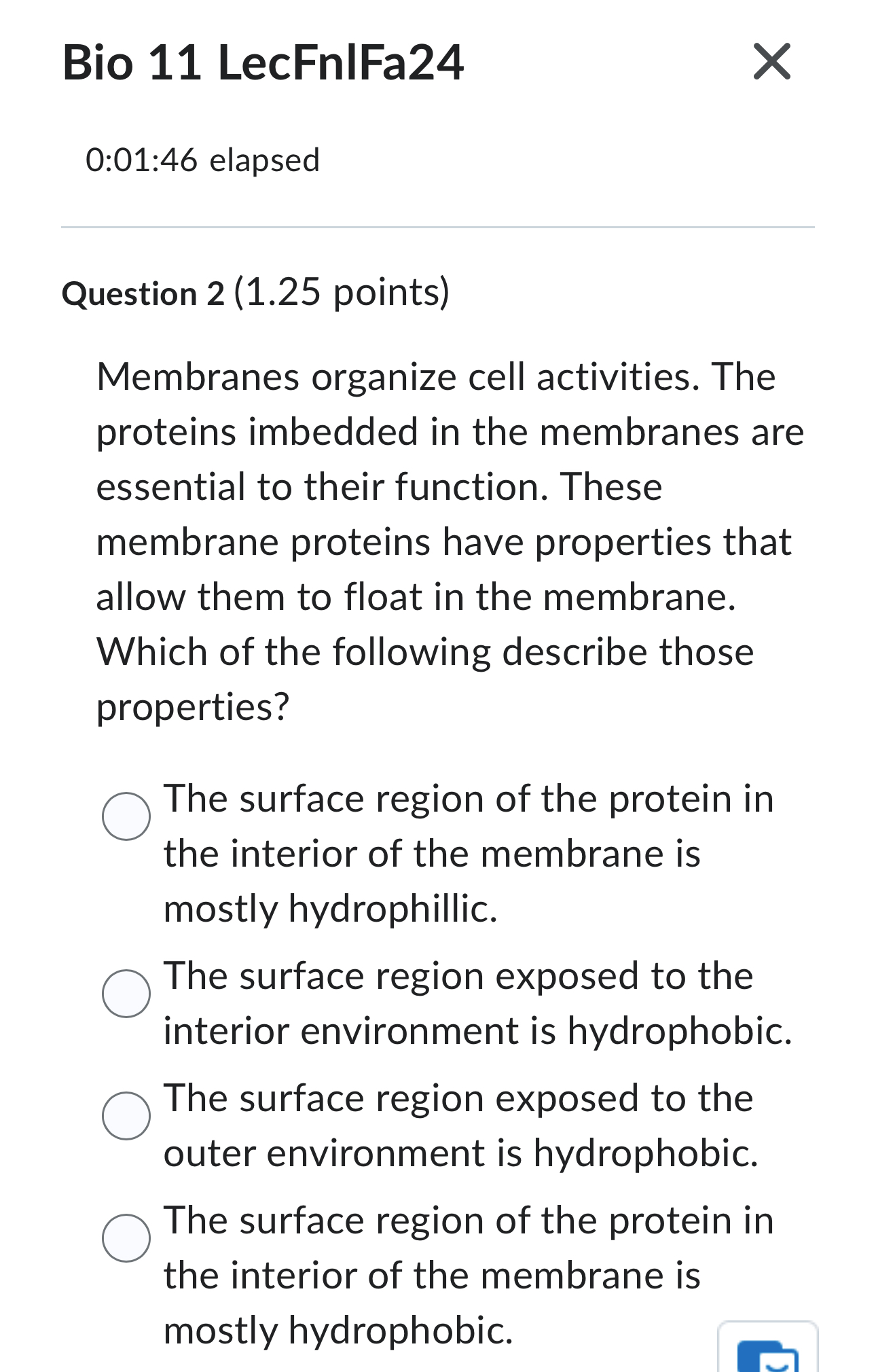 Bio 1 1 LecFnIFa 2 4 0 : 0 1 : 4 6 elapsed