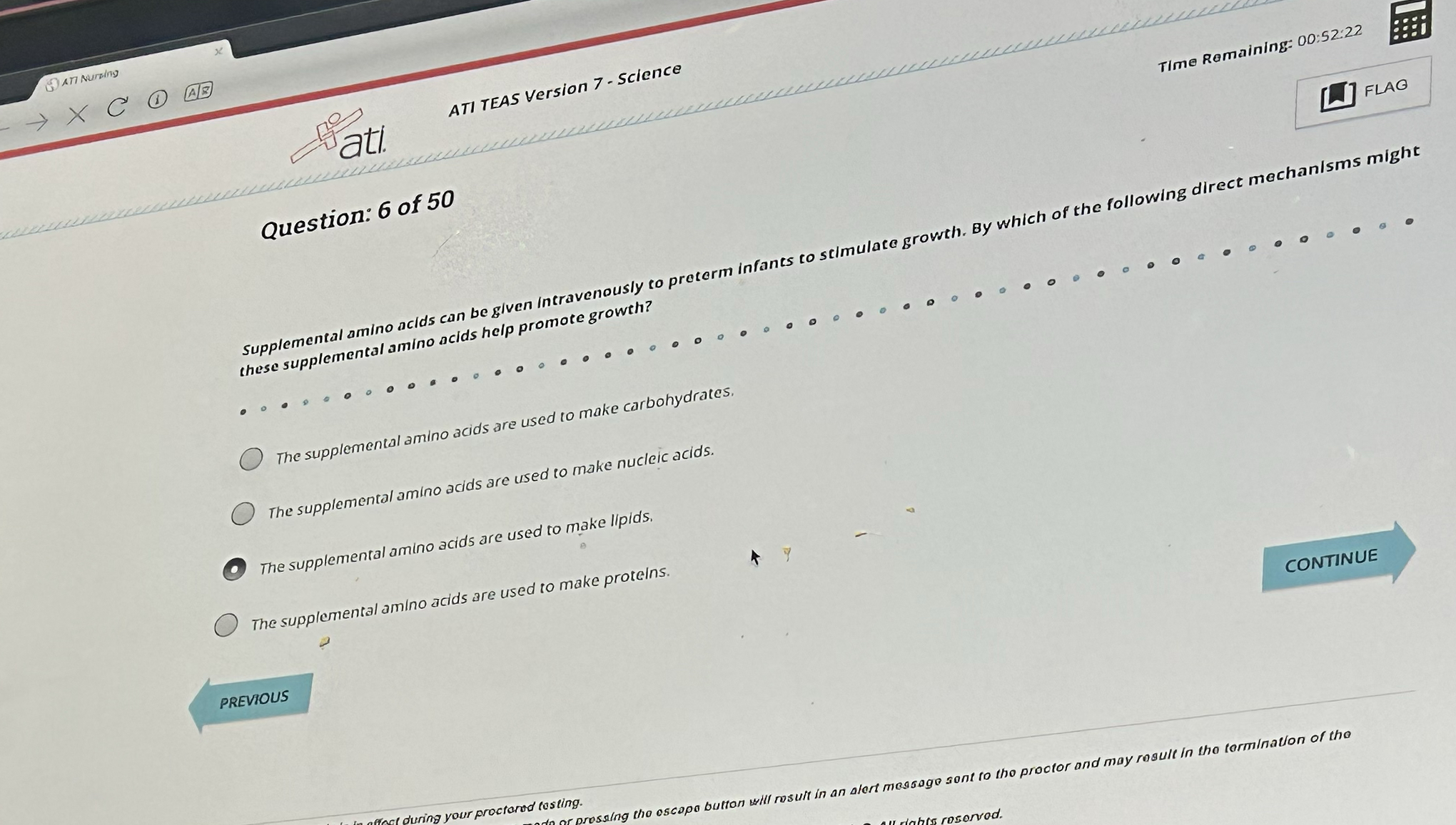 ( 3 ) ATI Nurbing ATI TEAS version 7 - Science