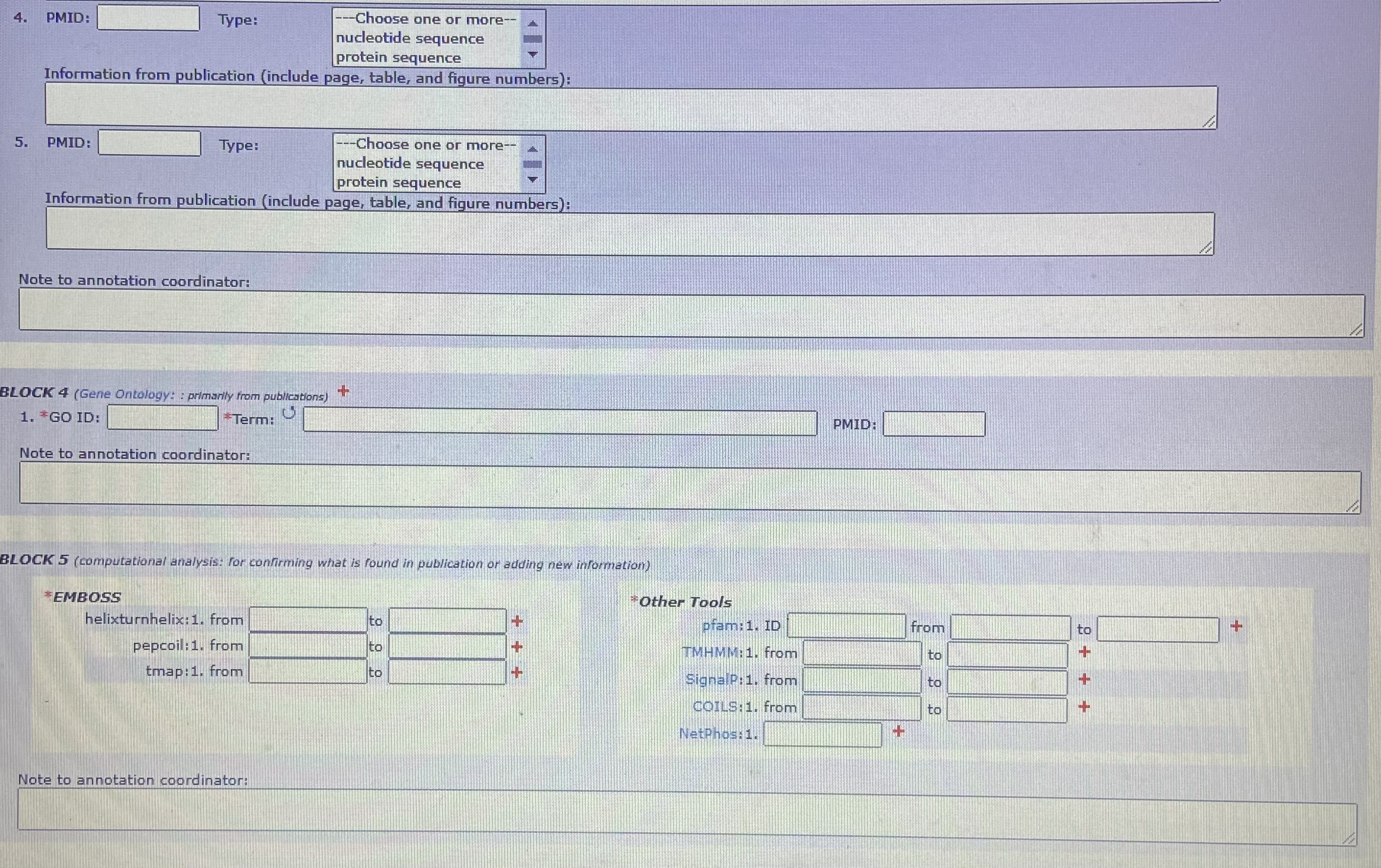 PMID: nucleotide sequence protein sequence