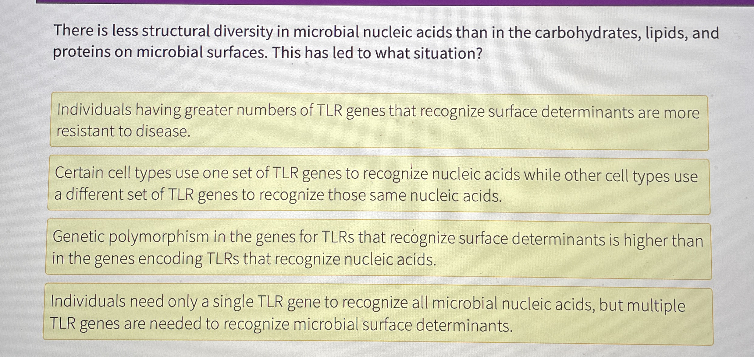 There is less structural diversity in microbial