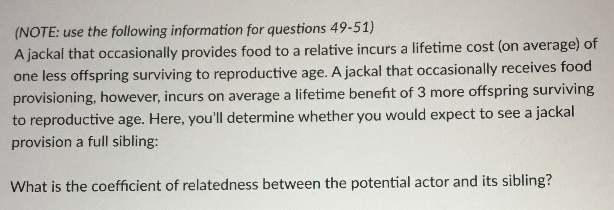 ( NOTE: use the following information for