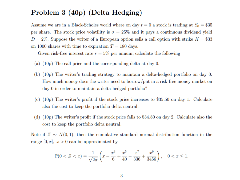Please solve this problem in steps. The course is