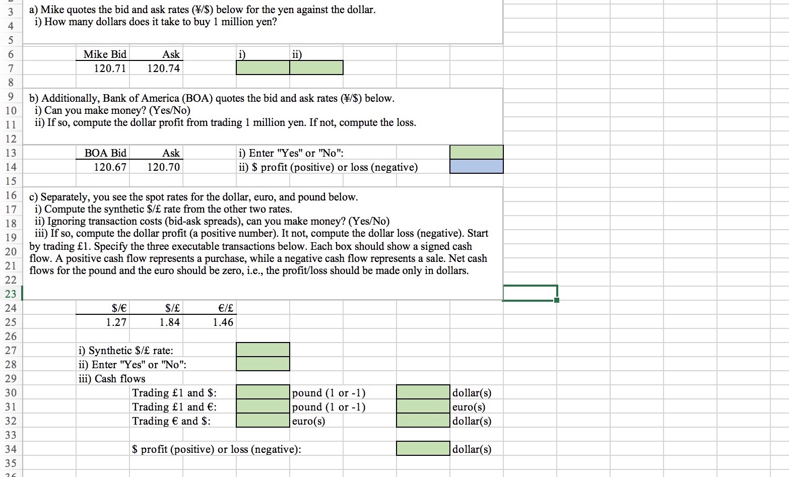 Please see attached image containing the question a) Mike quotes the bid