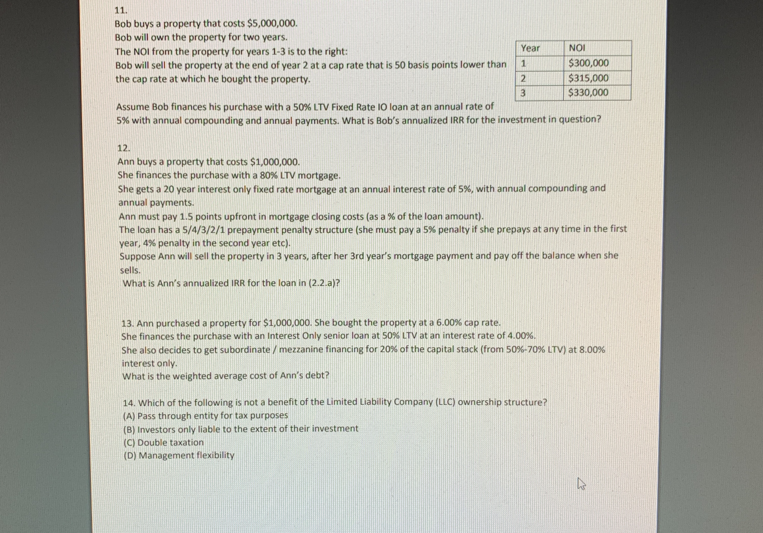 All the information needed to answer these