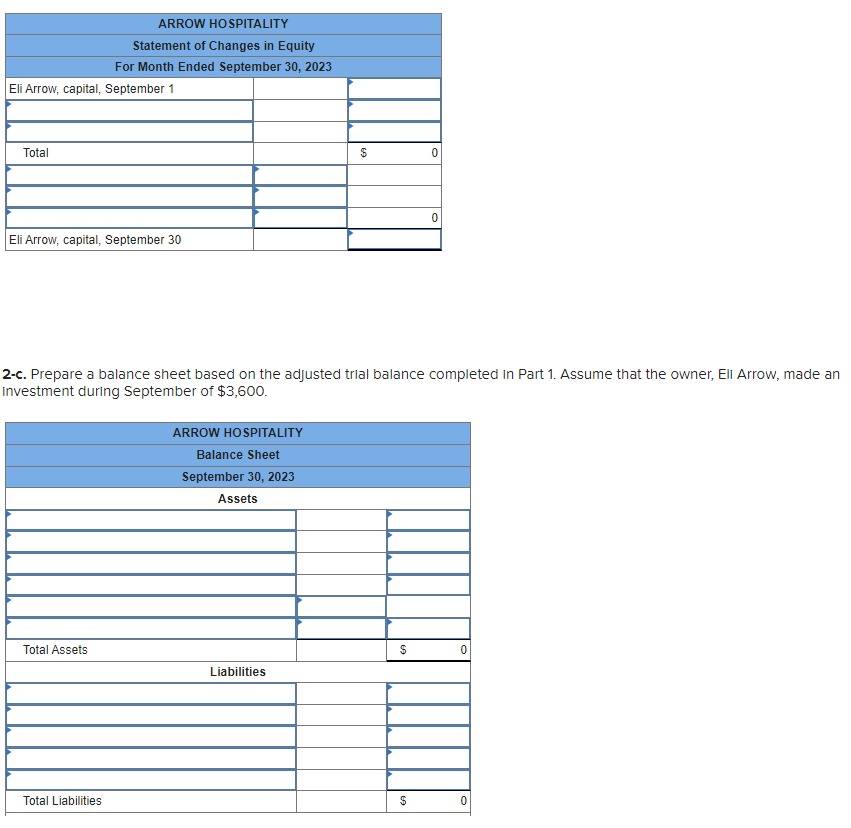4 Required: 1. Complete the adjusted trial