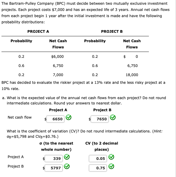 The Bartram-Pulley Company (BPC) must decide