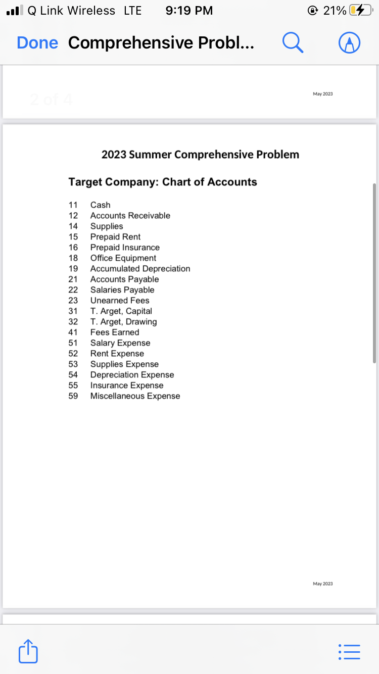 . Q Link Wireless LTE 9:19 PM @ 21% Done