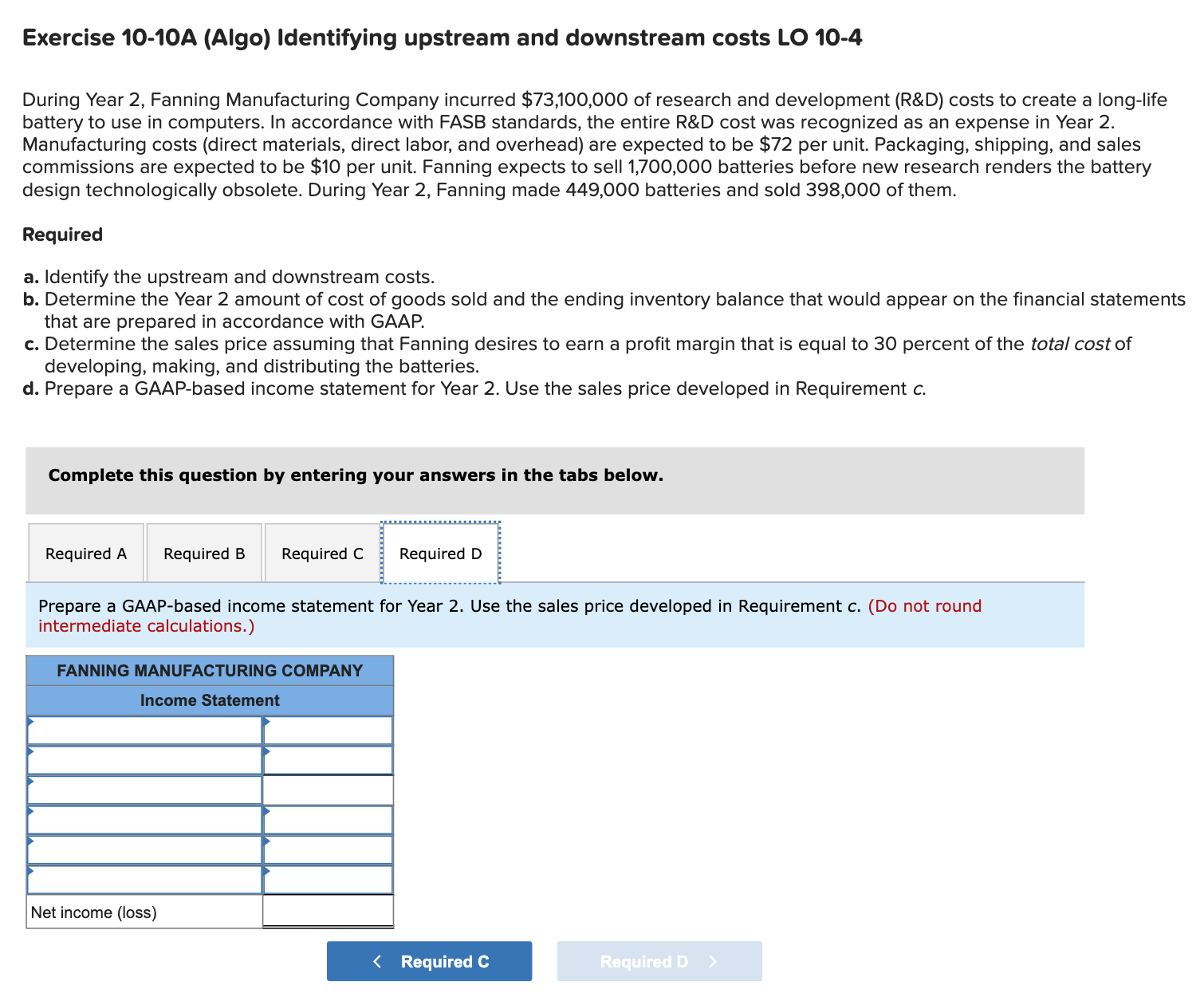 Exercise 101OA (Algo) Identifying upstream and