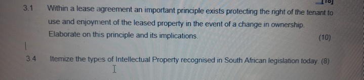 1) Consider the four market structures. In which