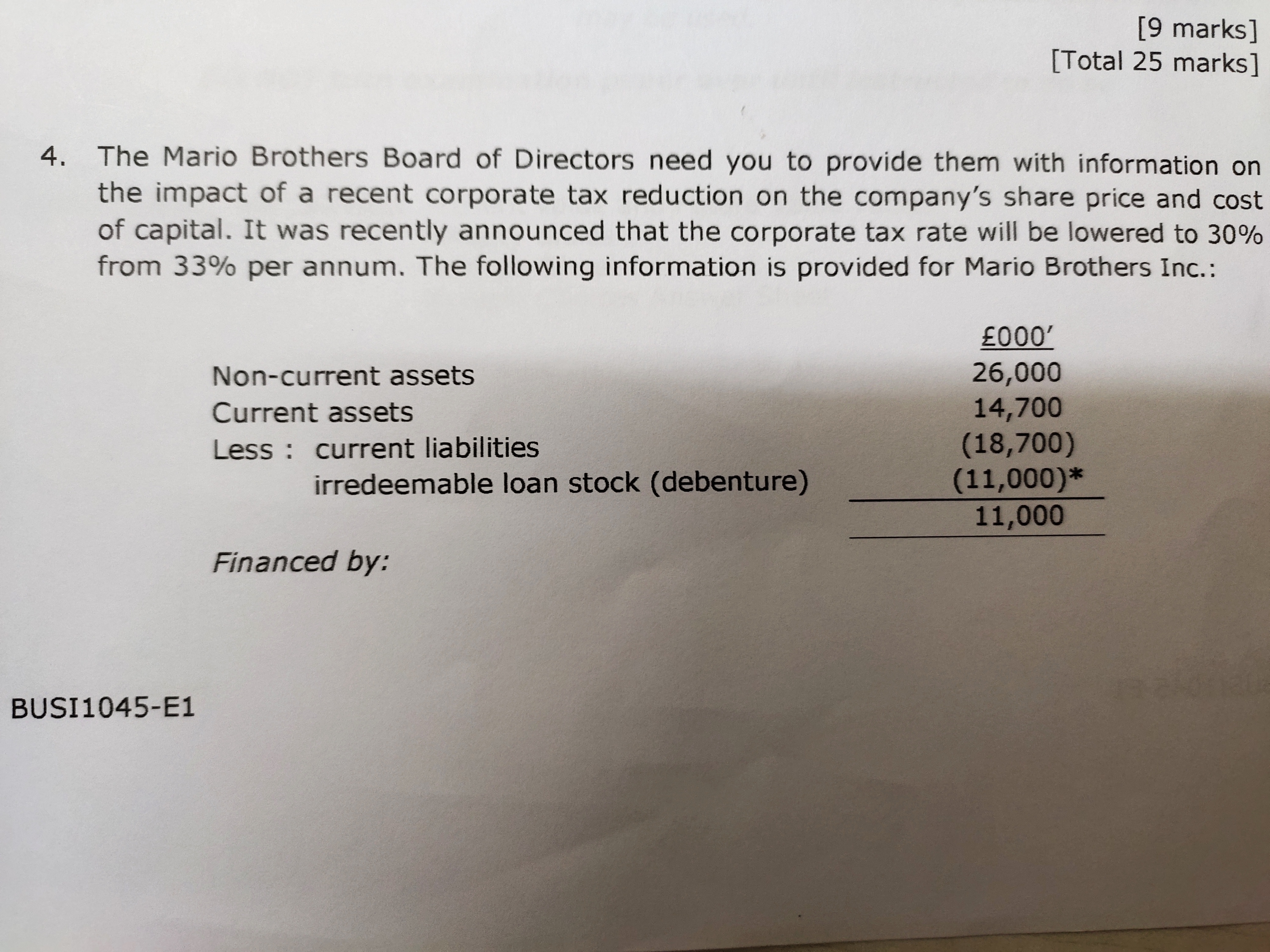 Please help with the problem below. Thanks.