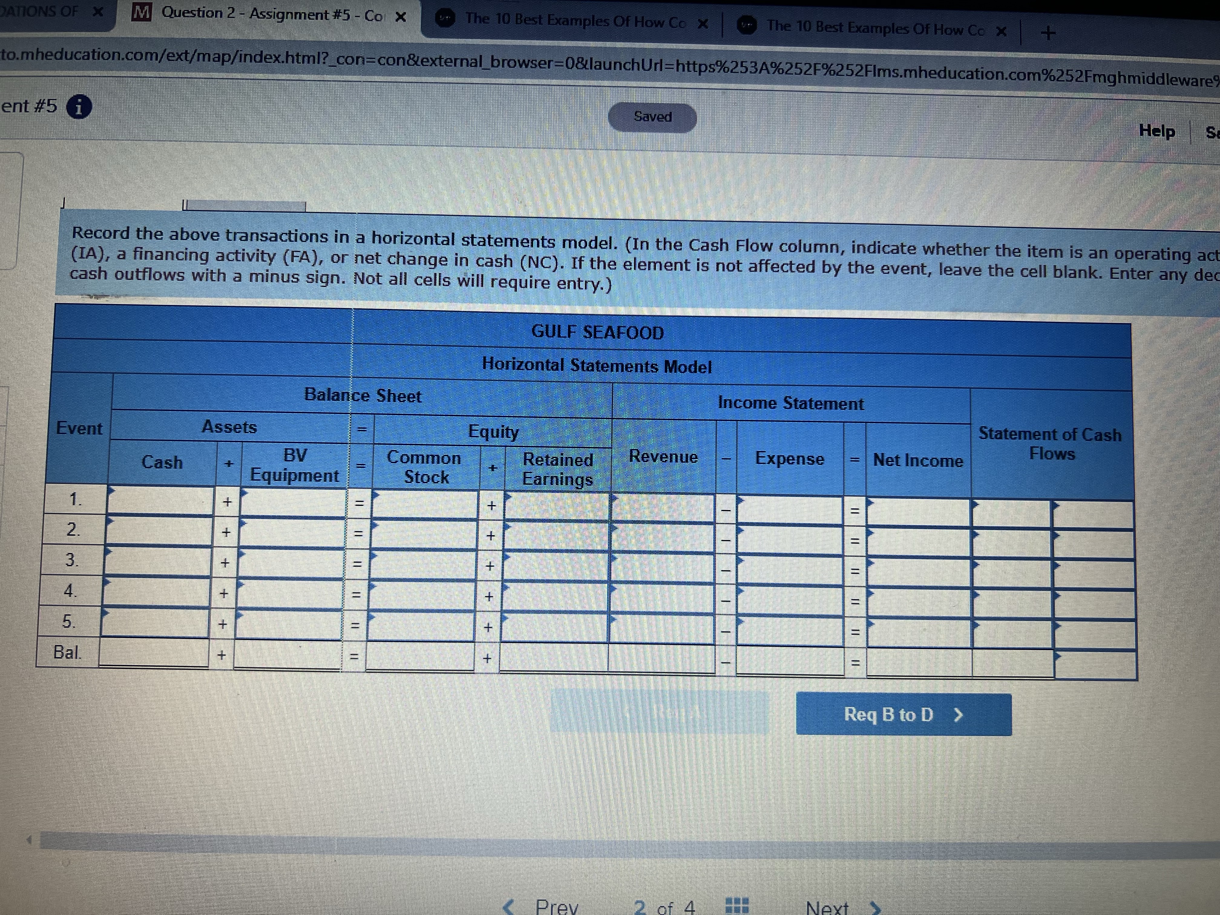 ATIONS OF X M Question 2 - Assignment #5 - Co x