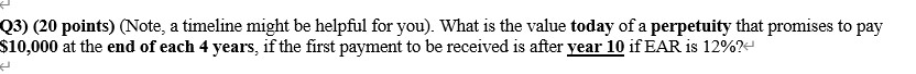 HOW TO GET THE ANSWER Q3) (20 points) (Note, a