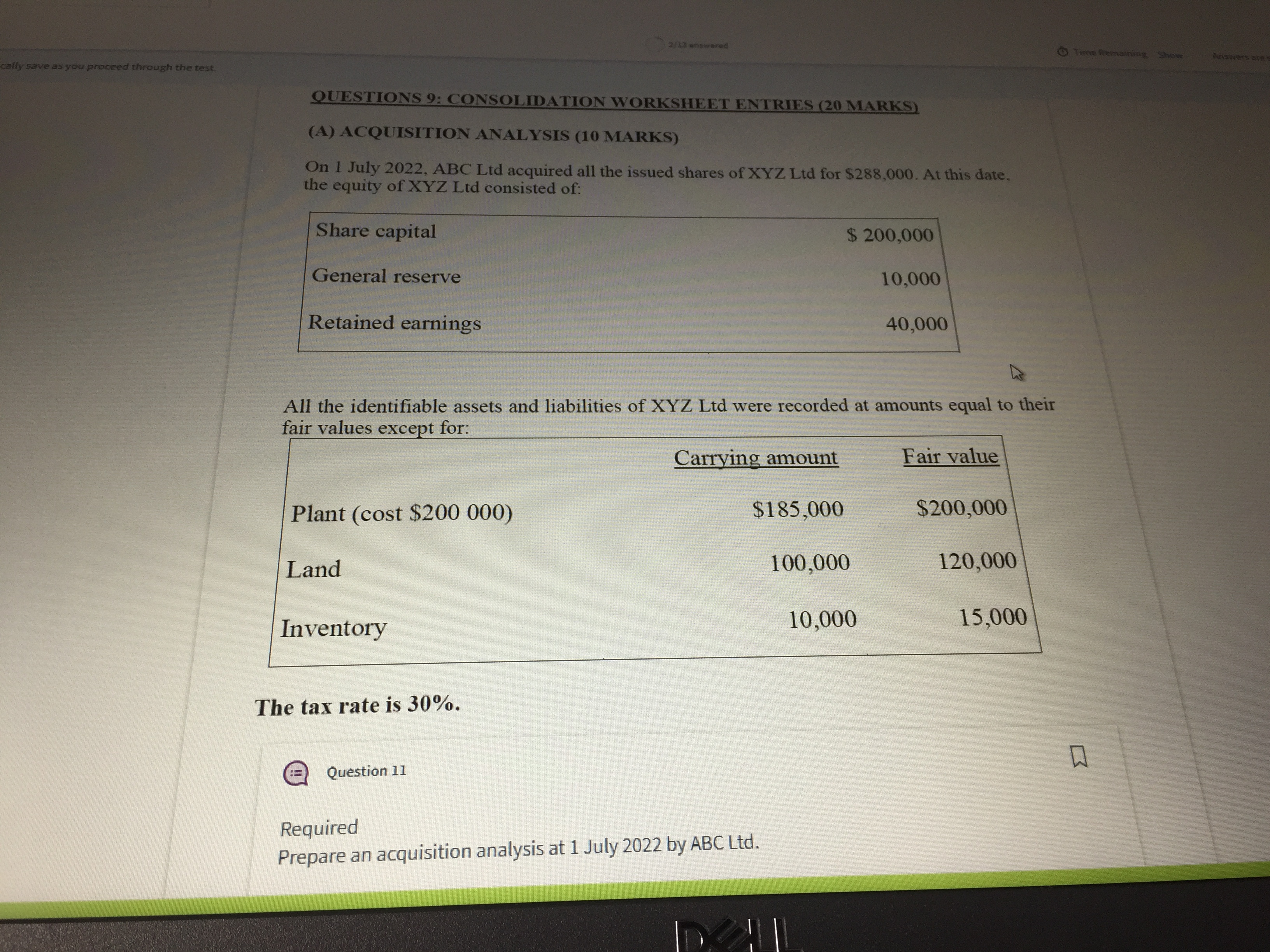 Tine Re ally save as you proceed through the test